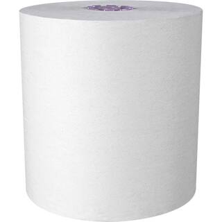 Scott White Fast Change Unperforated Essential Hard Roll Paper Towels (6-Rolls) KCC02001