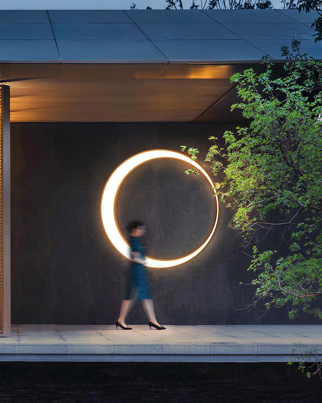 Moon Outdoor Wall Lamp