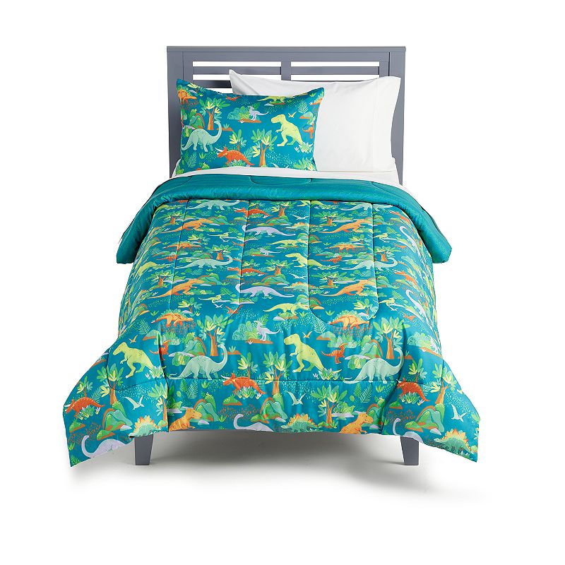 The Big One Kids? Jude Dino Reversible Comforter Set with Shams