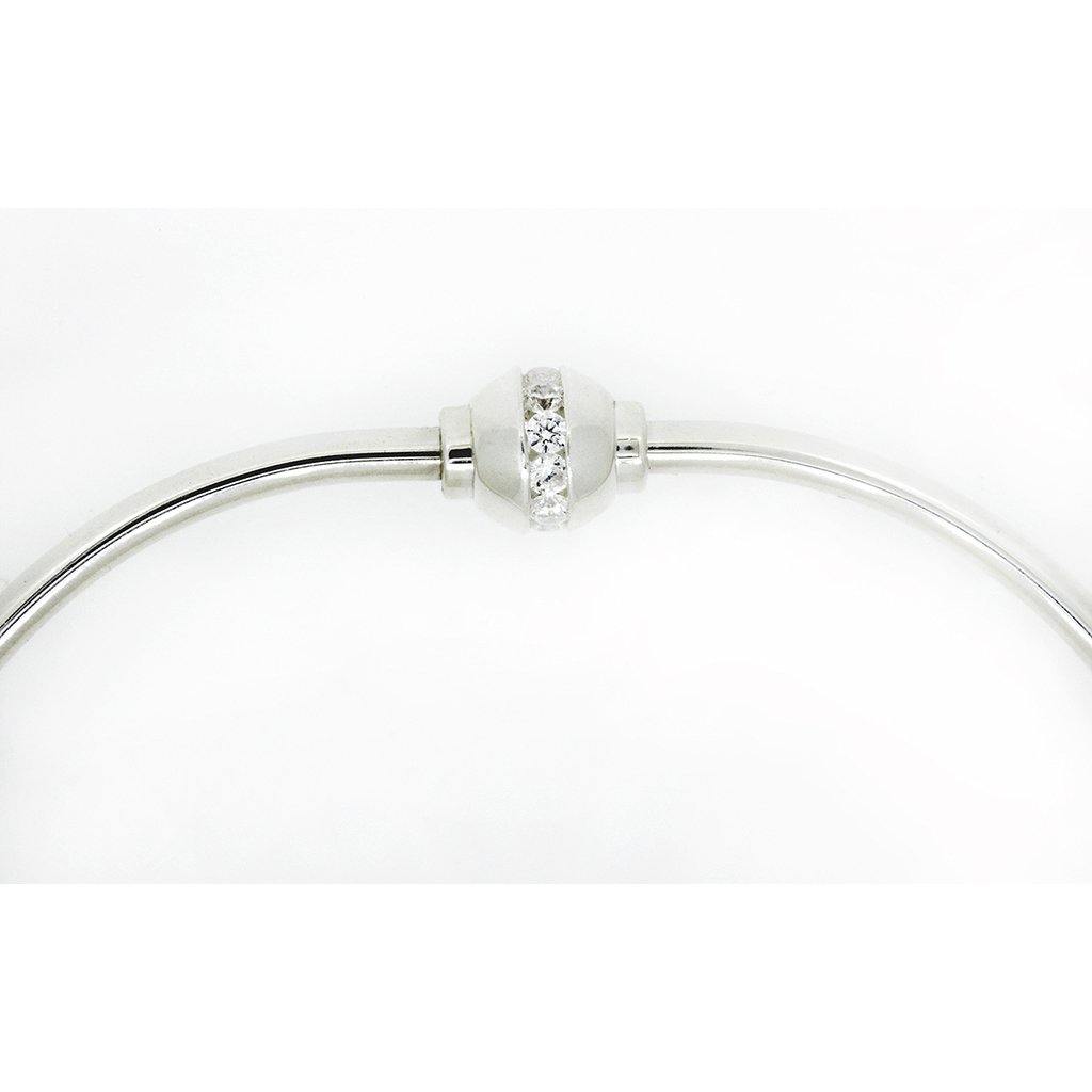 LeStage® Cape Cod  Single Ball Bracelet in Sterling Silver with Cubic Zirconia