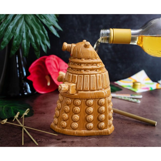 Beeline Creative Geeki Tikis Doctor Who Dalek Ceramic Mug Holds 24 Ounces