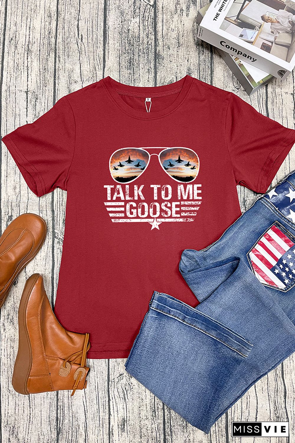 Talk To Me Goose Graphic T-Shirt Wholesale