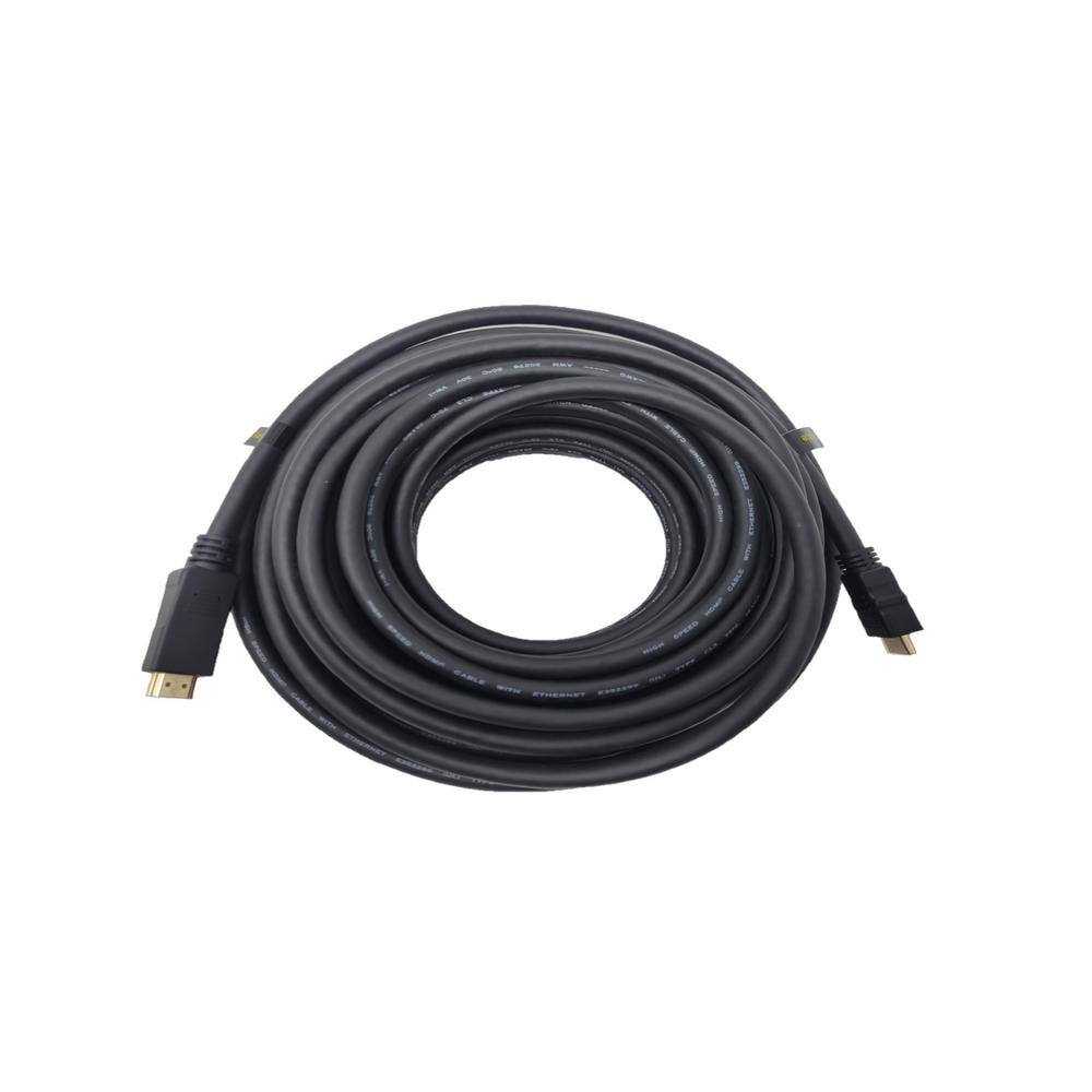 Micro Connectors Inc 50 ft. High-Speed 4K HDMI 1.4 CL3 In-Wall Rated Active Cable H2-50MAMA-AC