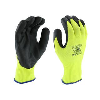 West Chester Protective Gear Men's Barracuda Cut Force Hi Vis X-Large ANSI 8 Cut and Chemical Resistant Glove 37208-XLCC6