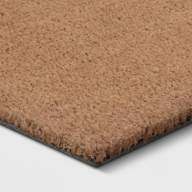 Solid Doormat Beige