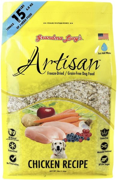 Grandma Lucy's Artisan Chicken Grain-Free Freeze-Dried Dog Food