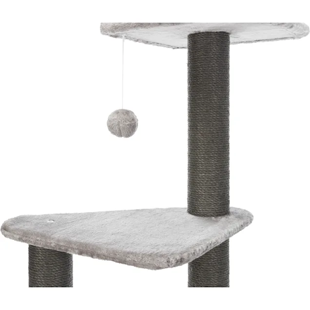 Trixie DreamWorld Altea Grey Paw Print Cat Tree， 46