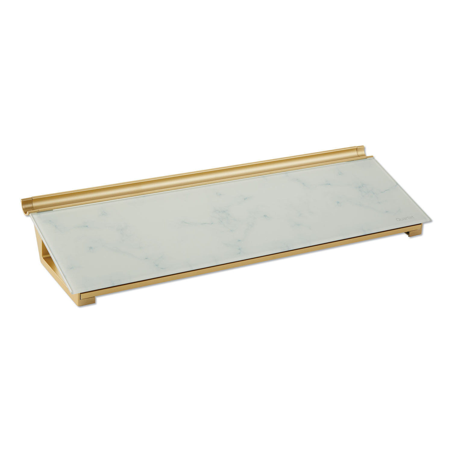 Glass Dry Erase Desktop Computer Pad by Quartetandreg; QRTGDP186M