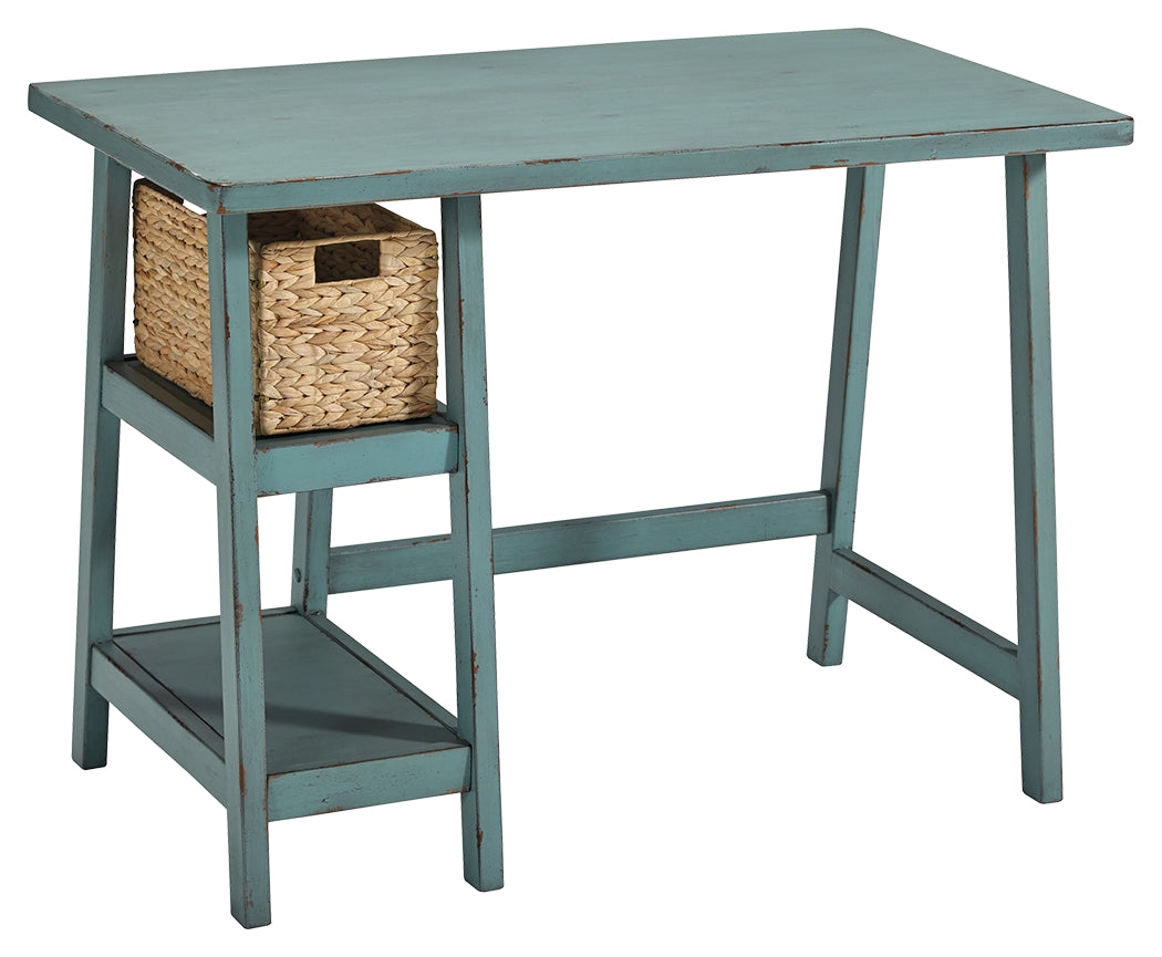 Mirimyn Teal Home Office Small Desk