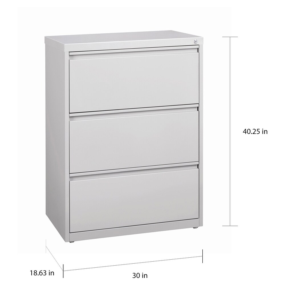 Hirsh HL10000 Series 3 drawer Commercial Lateral File Cabinet