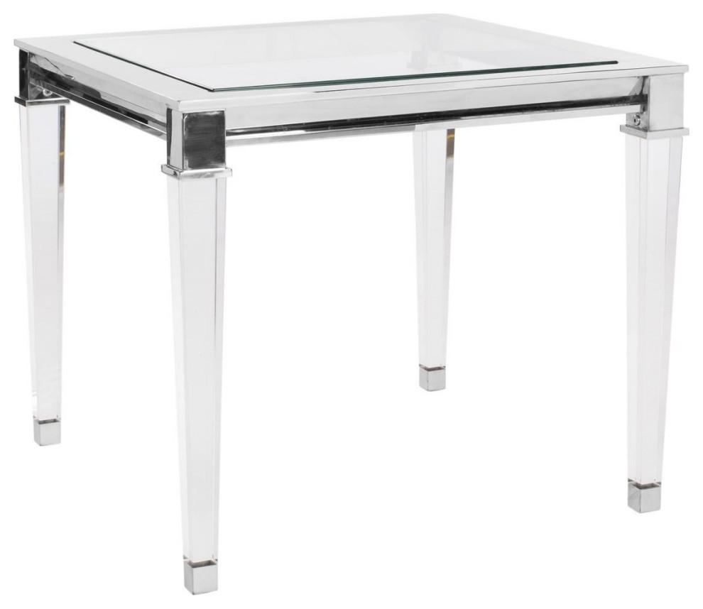 Falcon Acrylic End Table   Contemporary   Side Tables And End Tables   by AED Luxury Home Decor  Houzz