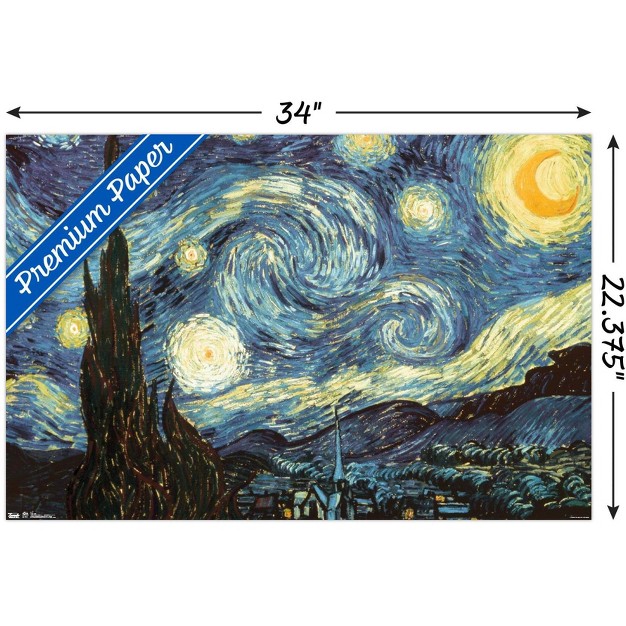 Trends International Starry Night Unframed Wall Poster Prints