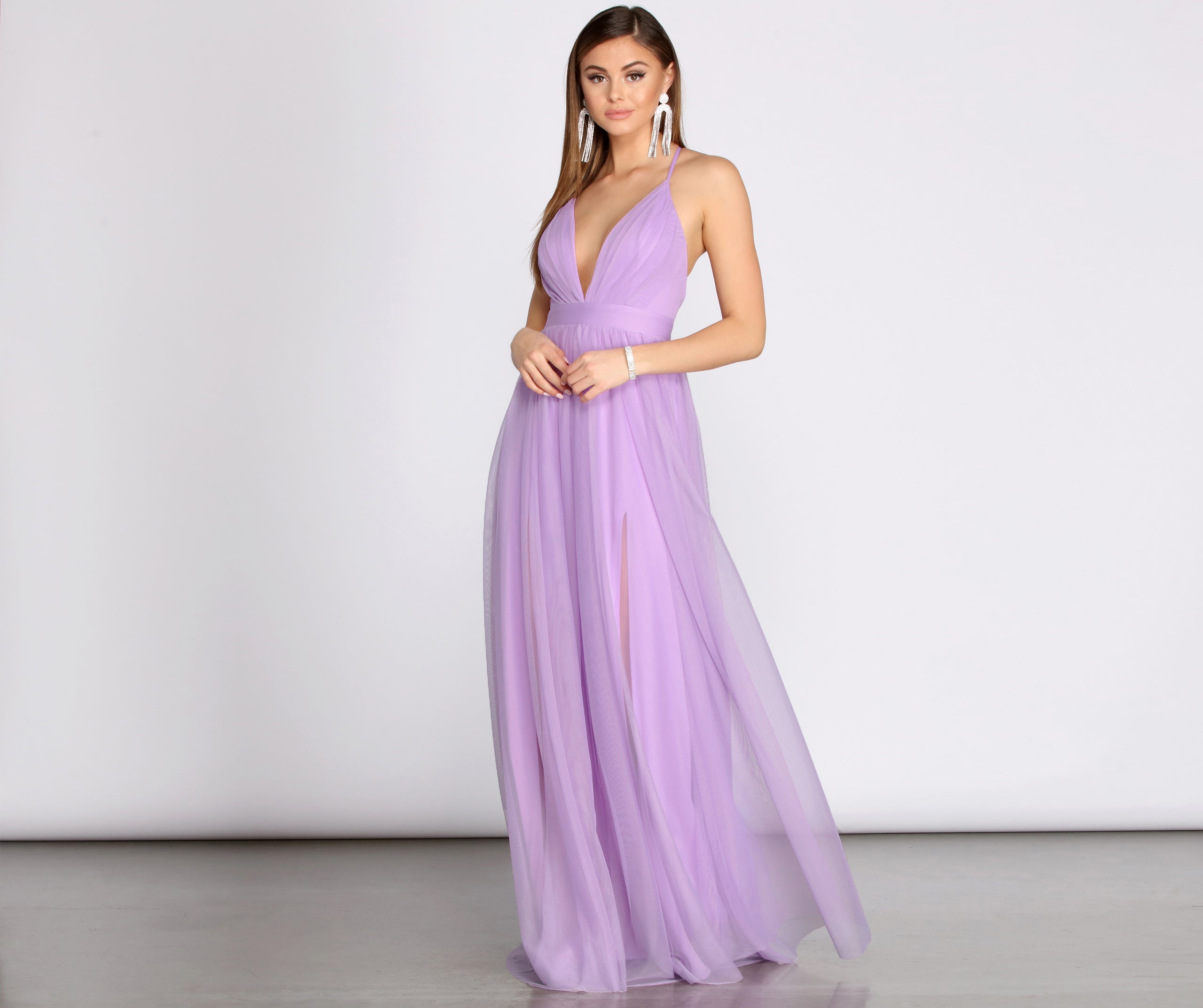 Jodi Tulle A-Line Dress