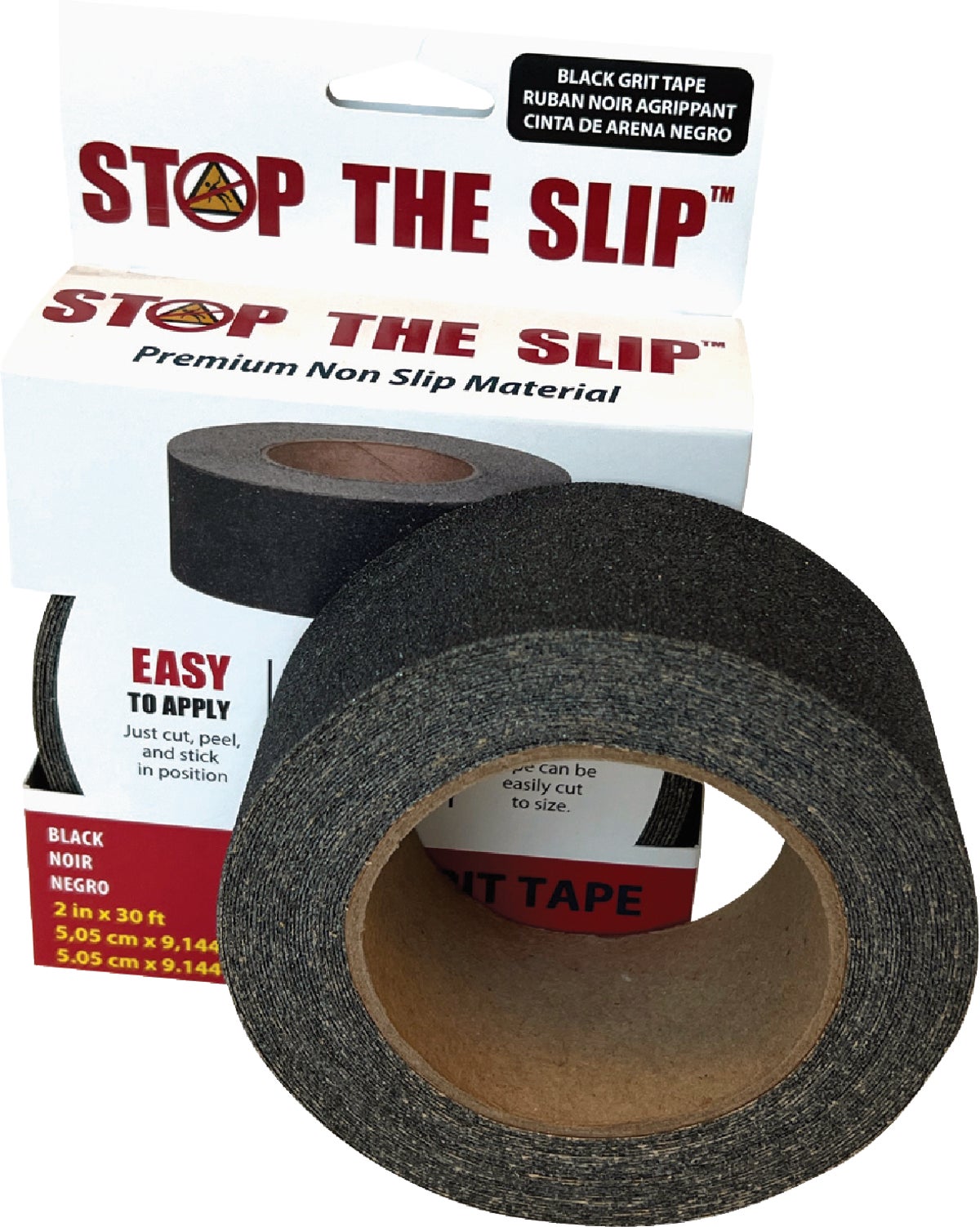 Stop The Slip Anti-Slip Walk Tape 2 In. X 30 Ft. Black