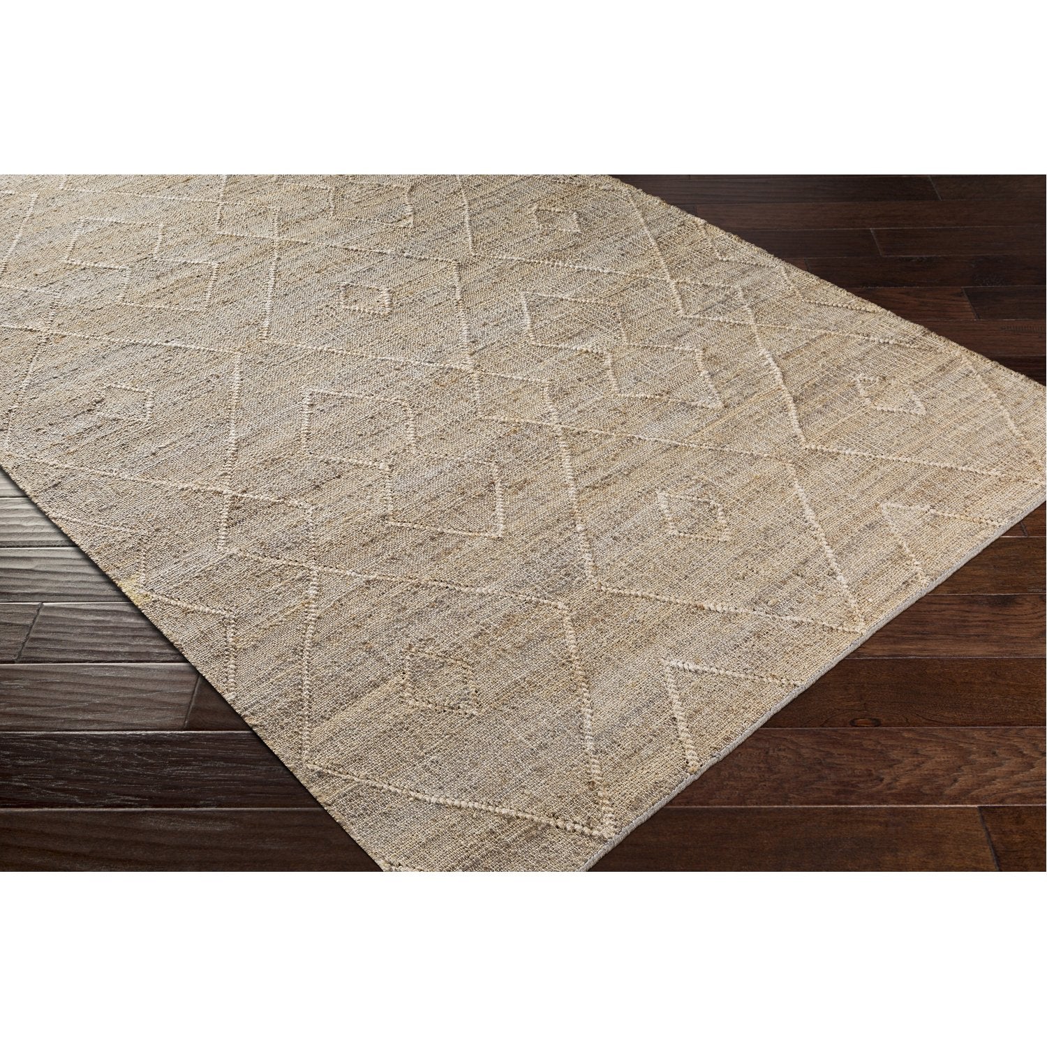 Cadence Hand Woven Rug in Camel, Cream, Khaki, Ivory, Taupe