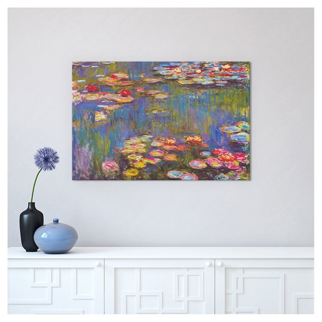 Water Lilies 1916 By Claude Monet Unframed Wall Canvas Icanvas