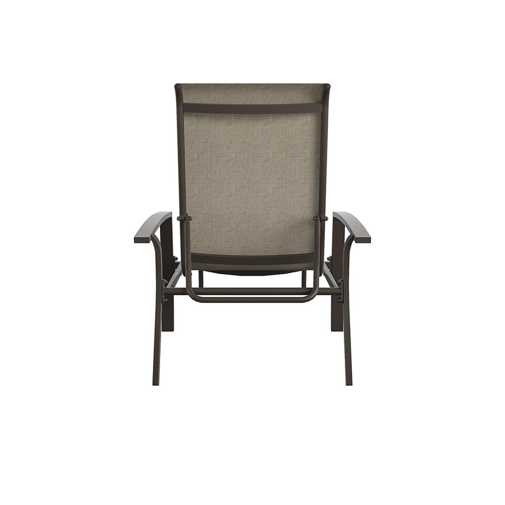 COSCO Outdoor Aluminum Chaise Lounge Chair (Set of 2)   N/A