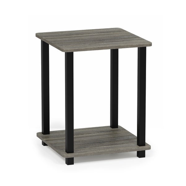 Porch and Den Rutherford Simplistic Square End Tables (Set of 2)