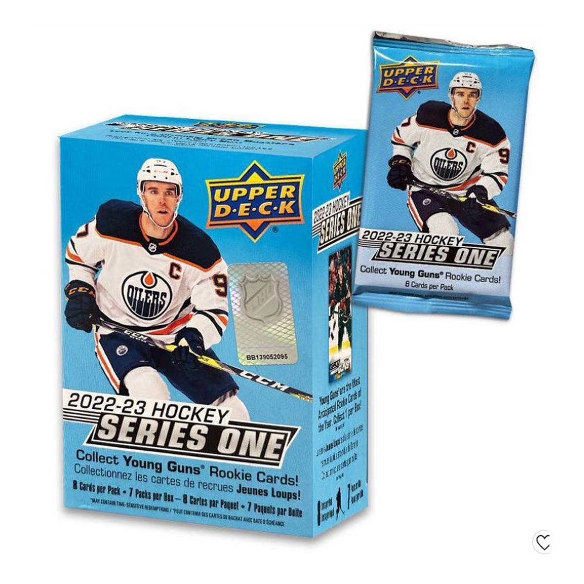 2022-23 Upper Deck NHL Series One Hockey Trading Card Blaster Box