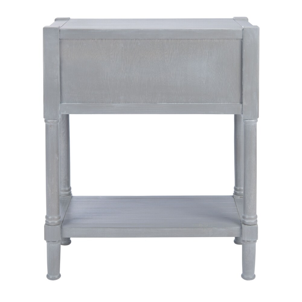 SAFAVIEH Filbert Distressed White 3 Drawer Console Table   23.5\