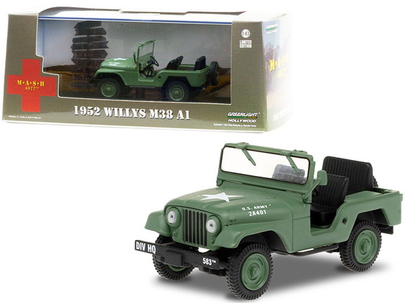 Greenlight 86590  1952 Willys M38 A1 Army Green M...