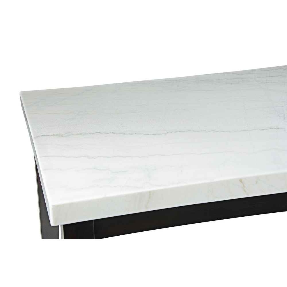 Winlock White Marble Dining Set by Greyson Living