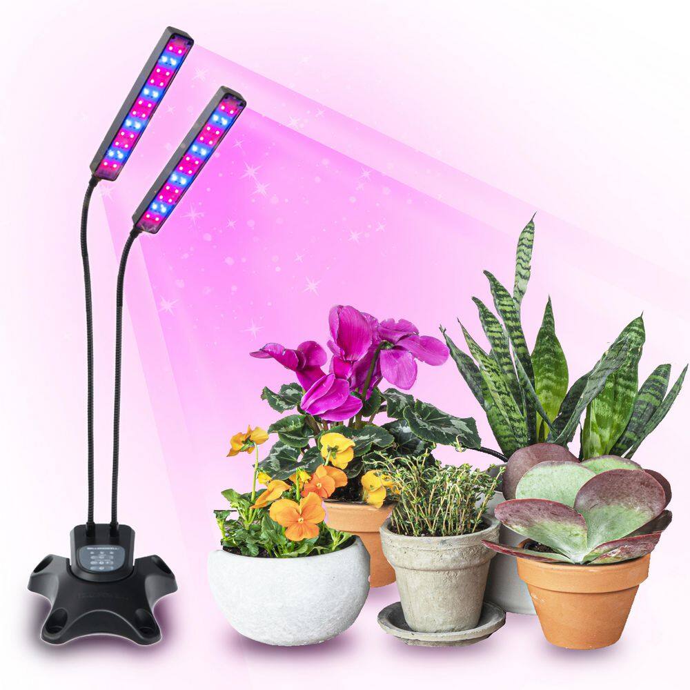 Bell + Howell Bionic Grow 5-Watt Equivalent Indoor LED Full Spectrum UV Flexible Plant Grow Light in Color Changing Lights 8717