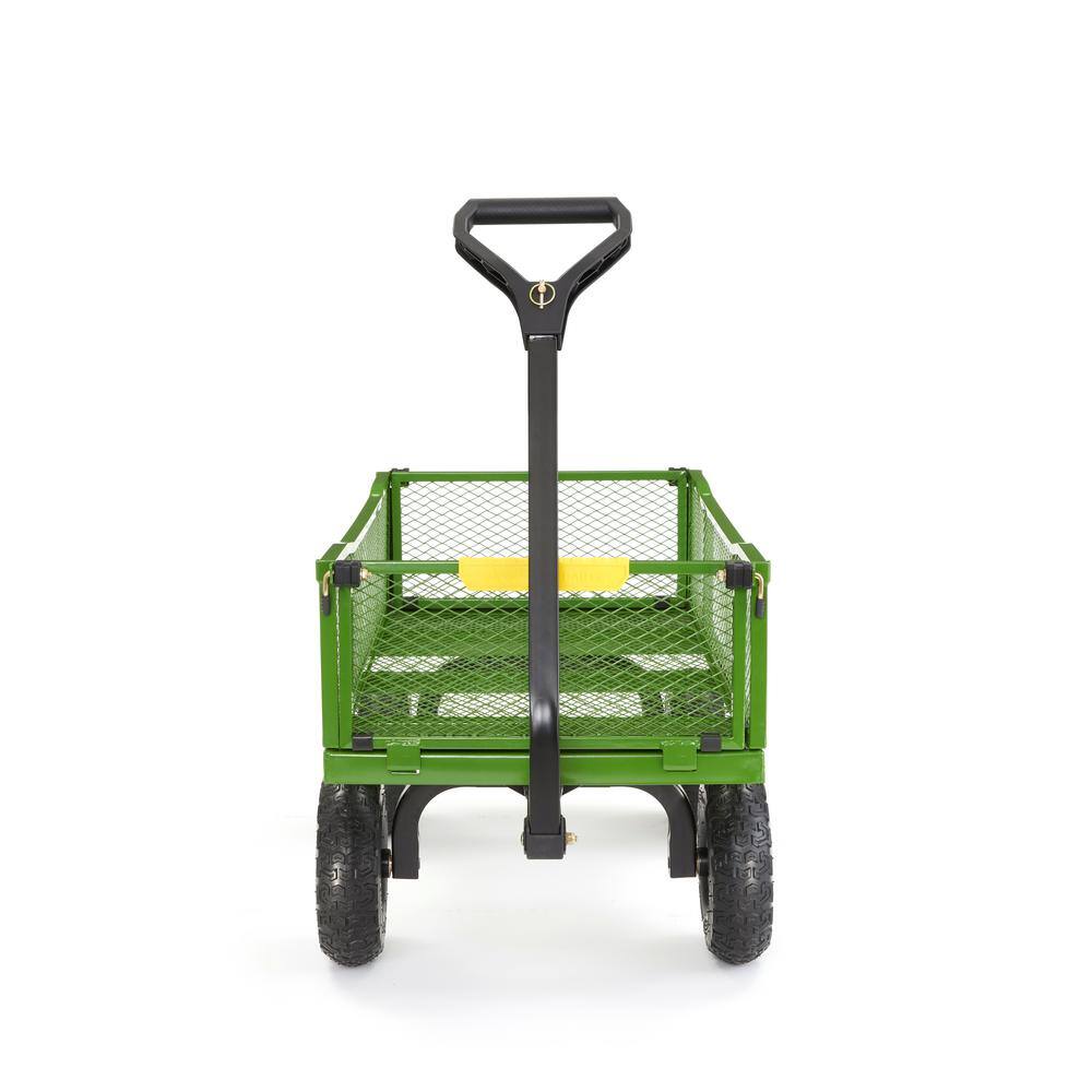 GORILLA CARTS 4 cu. ft. Metal Garden Utility Cart GCG-2140