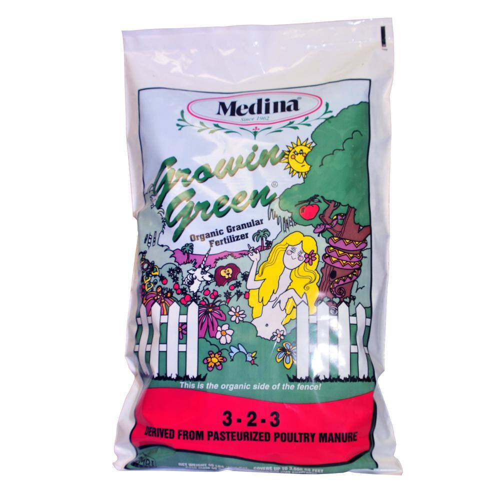 Medina 40 lbs. Growin Green Organic Fertilizer 100046974