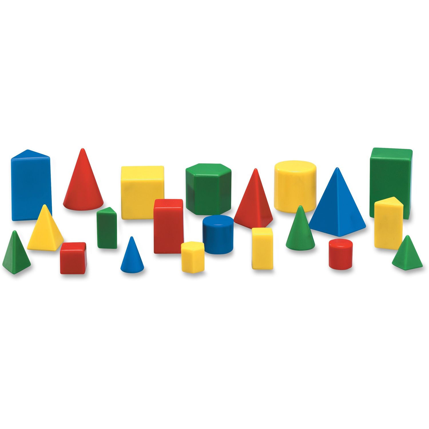 Mini GeoSolids Shapes Set by Learning Resources LRNLER0913