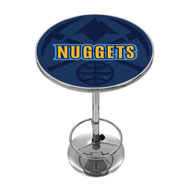 Denver Nuggets Chrome Pub Table