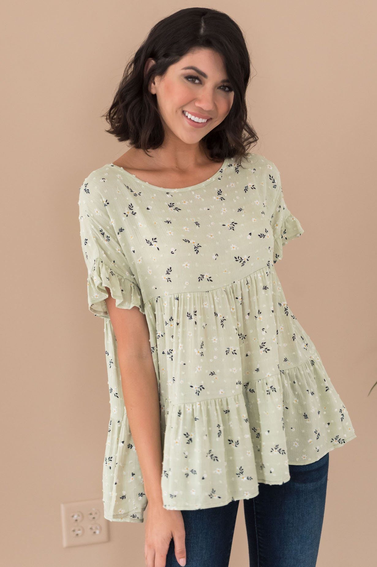 Dainty Daisy Modest Blouse