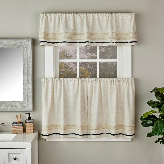 Rod Pocket Valance 56 quot X 13 quot Linen By Skl Home