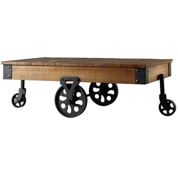 Myra Industrial and Rustic 47-inch Coffee Table by iNSPIRE Q Classic