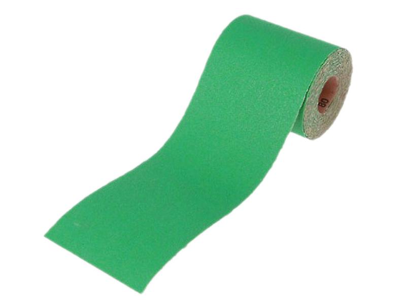 Faithfull Aluminium Oxide Sanding Paper Roll Green 115mm x 5m 120g FAIAR5120G