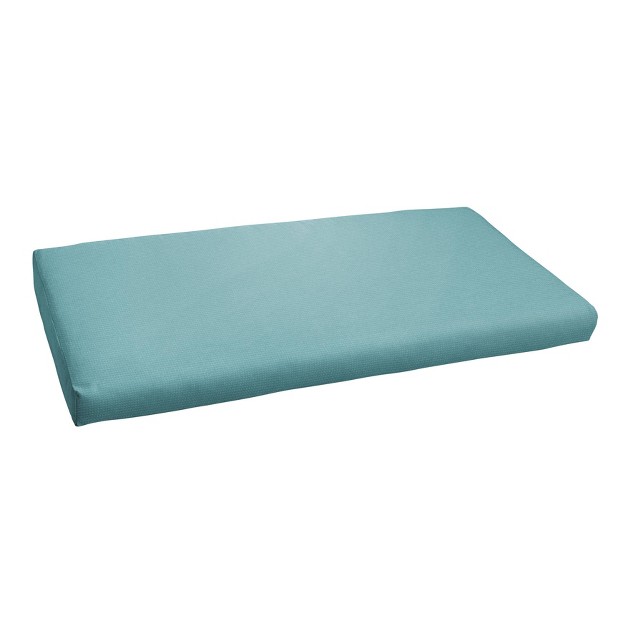 Outdura Indoor outdoor Bench Cushion Aqua Sorra Home