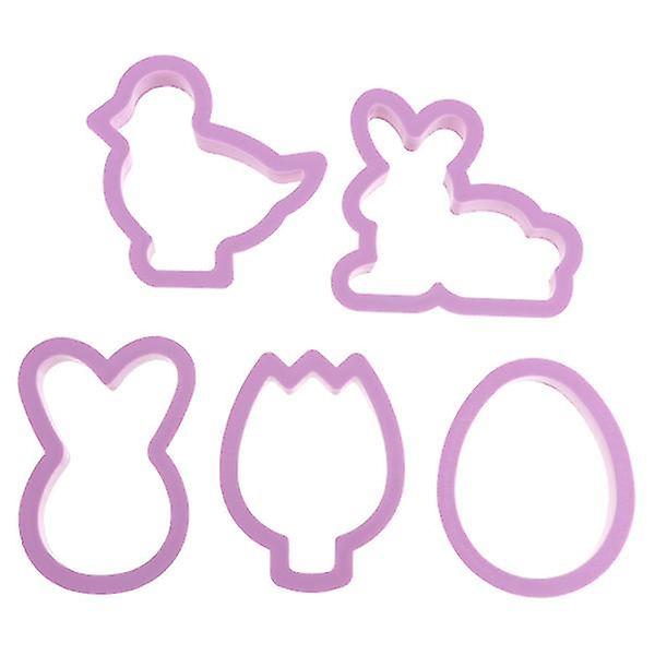 10pcs Easter Theme Cookie Molds Cartoon Cookie Molds Baking Tool For Home