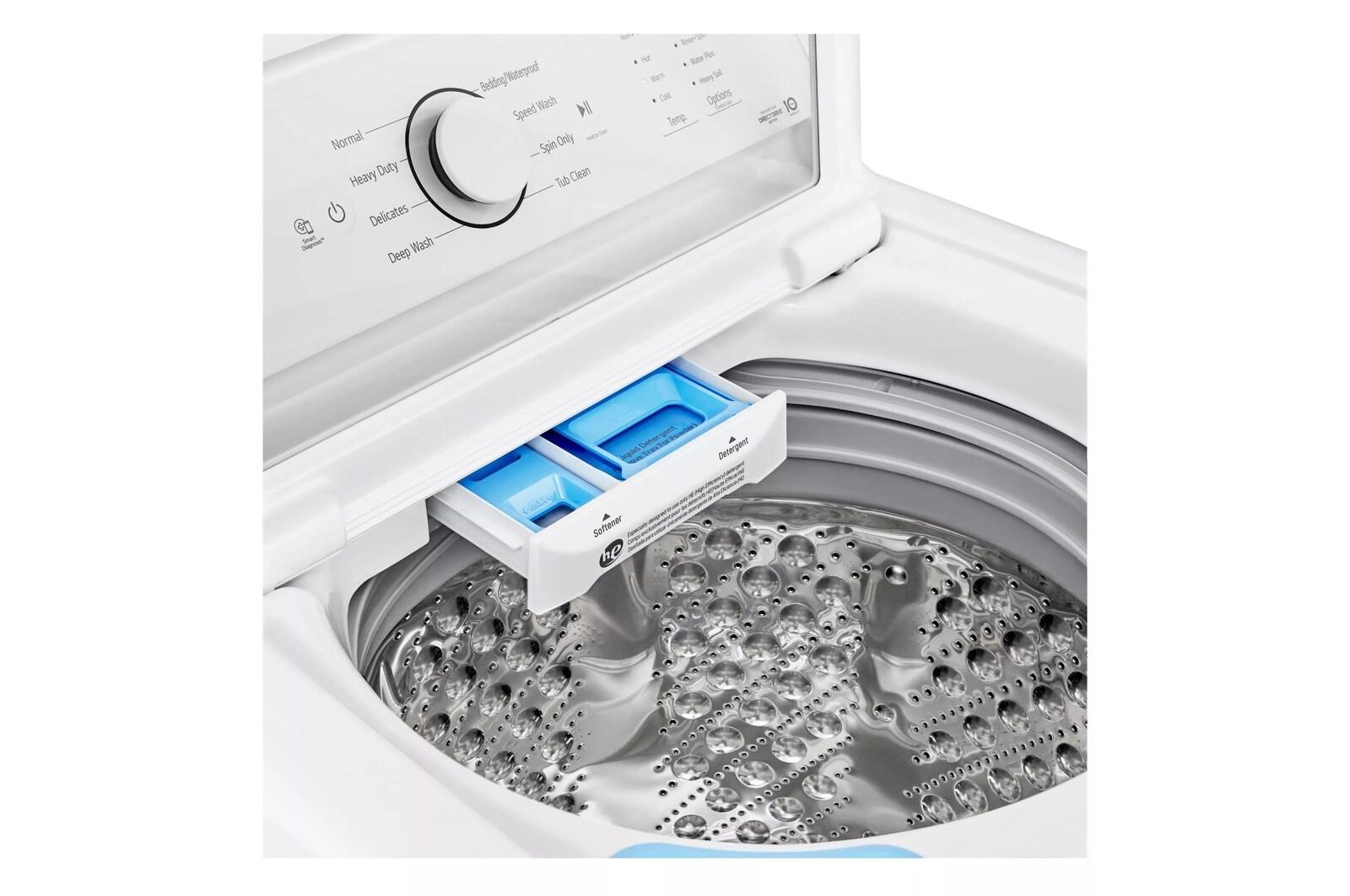 Lg WT6100CW 4.3 Cu. Ft. Ultra Large Capacity Top Load Washer With Turbodrum™ Technology