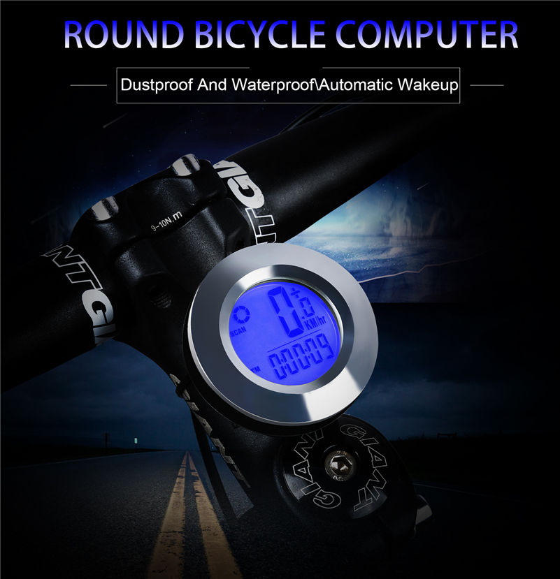 Mountain bike extension bracket wireless code table waterproof luminous speed odometer code table for riders