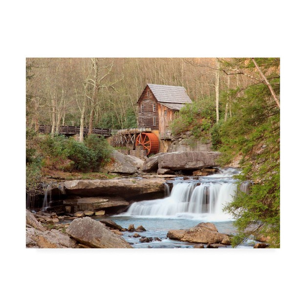 X 24 quot Glade Creek Mill West Virginia By Monte Nagler Trademark Fine Art