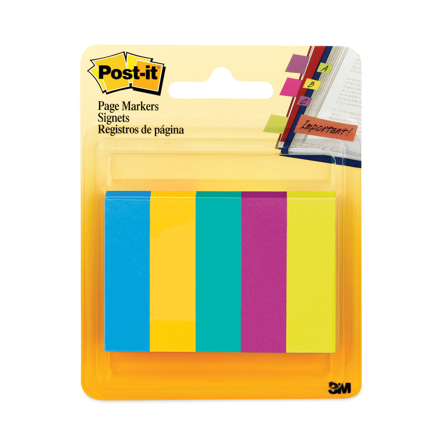 Page Flag Markers by Post-itandreg; MMM6705AU