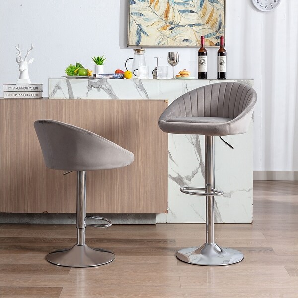 Adjustable Counter Height Bar Stools Set of 2