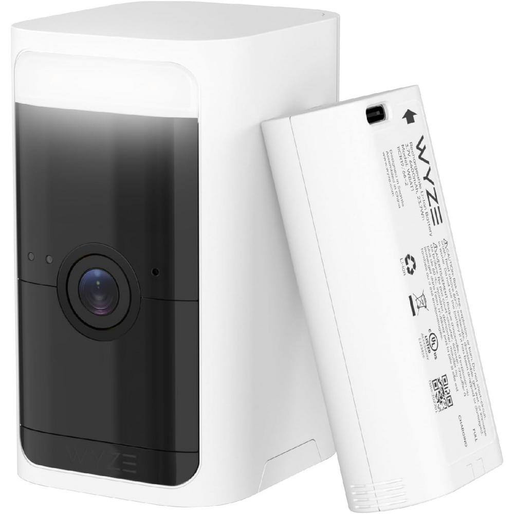 WYZE Battery Cam Pro Wireless IndoorOutdoor Home Security Camera with 2k HD Color Night Vision and Built-In Spotlight WYZECOP