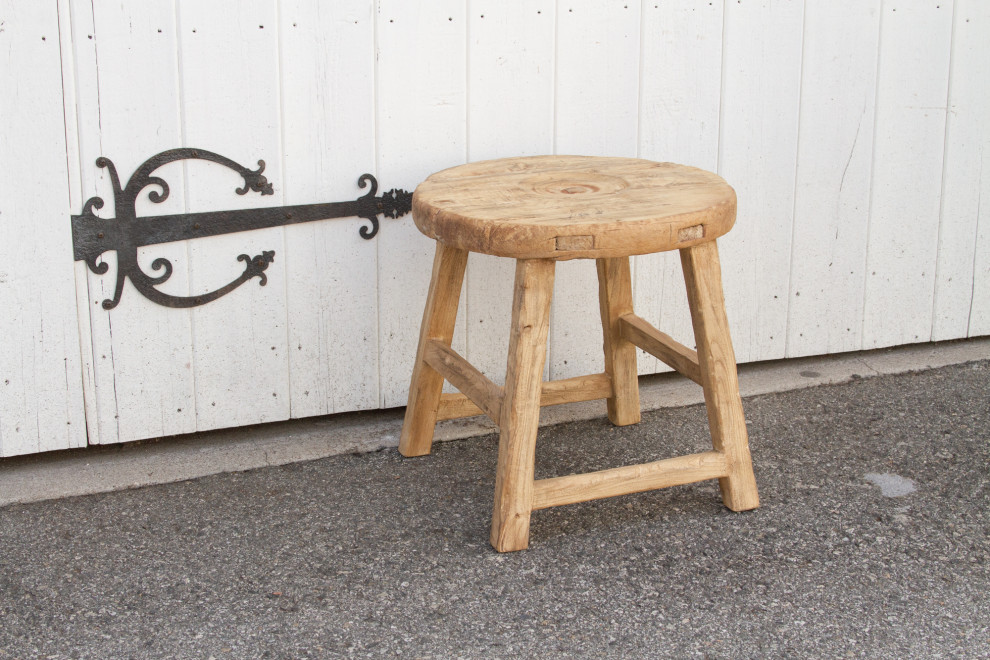 Charming Reclaimed Wood End Table   Rustic   Side Tables And End Tables   by De cor  Houzz