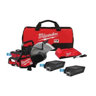 MW MX FUEL Lithium-Ion Cordless 14 in. Cut Off Saw Kit with (2) Batteries and Charger MXF314-2XC