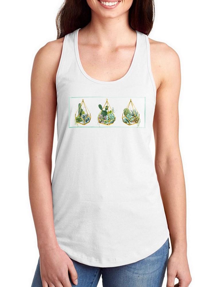 Wild Terrarium D. Racerback Tank Women -Grace Popp Designs， Female Small