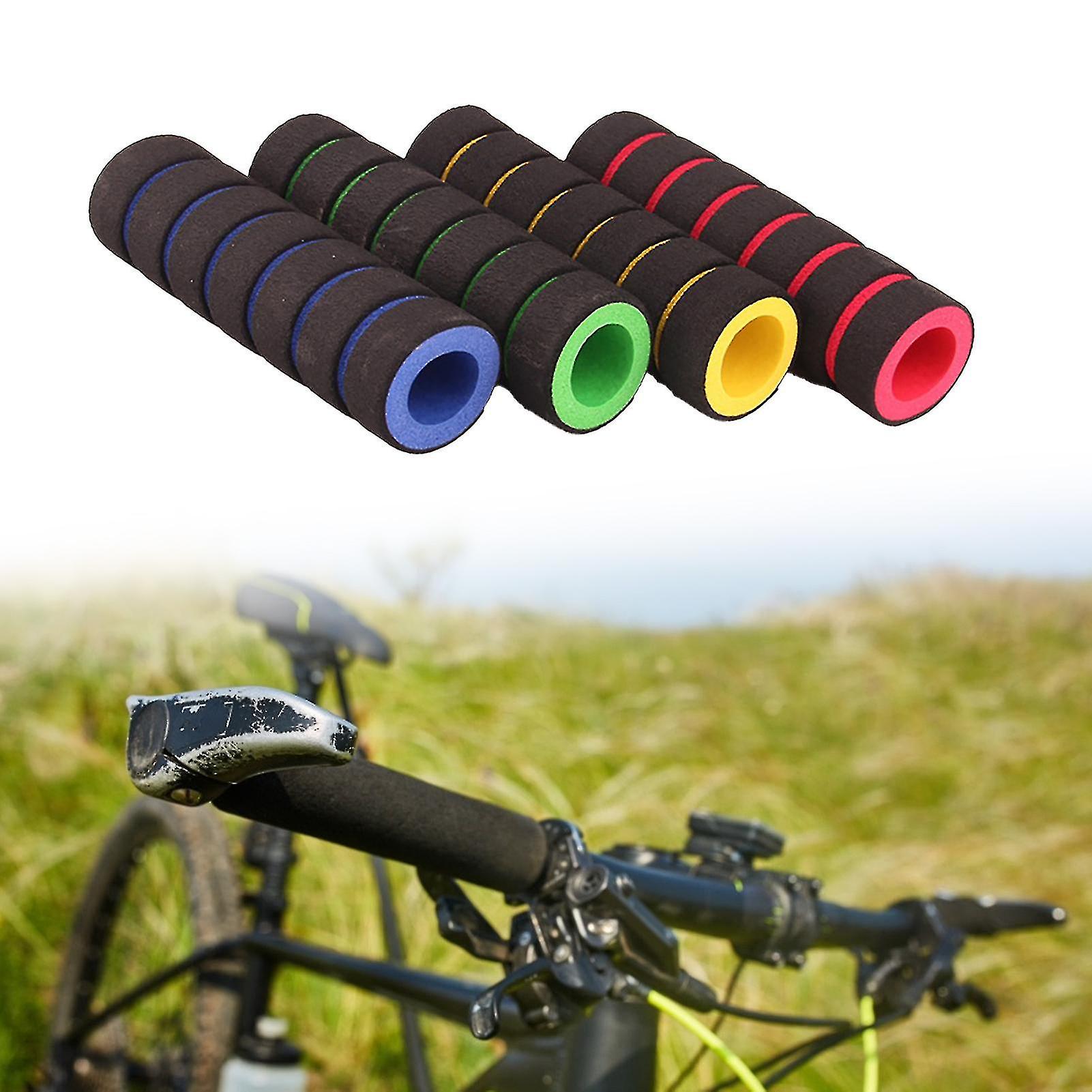 1 Pair Mtb Bicycle Bike Non-slip Soft Foam Handlebar Grip Cycling Riding Handle Covers