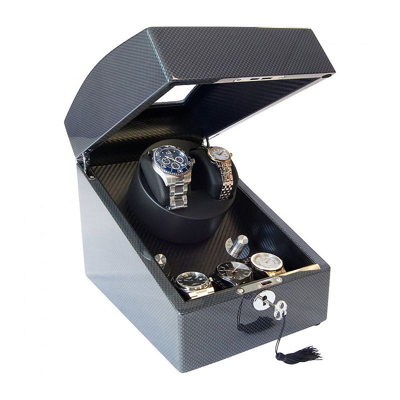 Mele and Co. Madison Burke Black Gloss Watch Winder