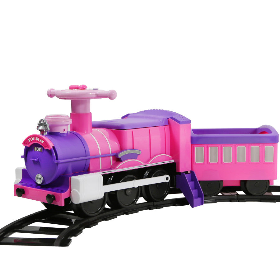 Steam Train 6-Volt Battery Ride-On Vehicle