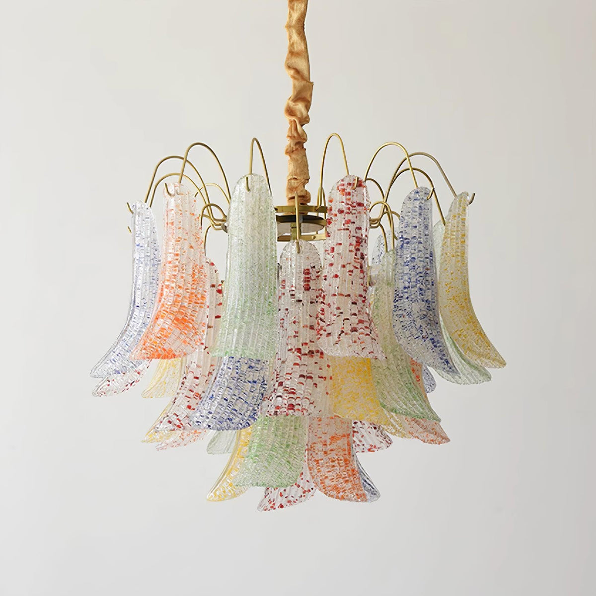 Venini Colorful Murano Glass Chandelier